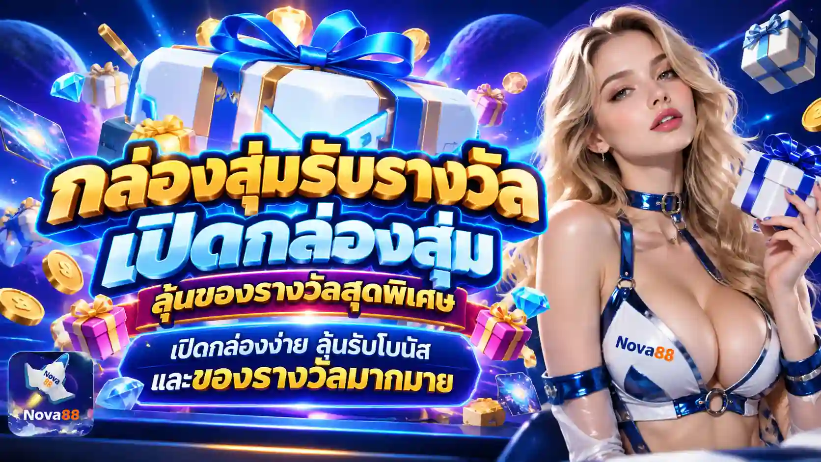 NOVA88 กล่องสุ่มจักรวาล ลุ้นรางวัลสุดพิเศษ
